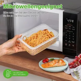 yashe Frischhaltedosen Set transparent 38-teilig