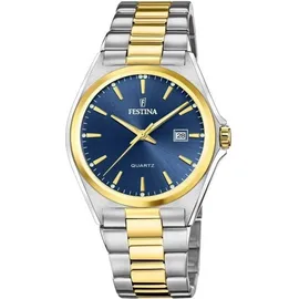 Festina Herrenuhr - Blau/Silber/Gold