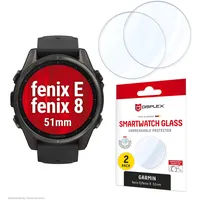 Displex Unzerbrechliches Smartwatch Glass für Garmin fenix E/fenix 8 (51mm)