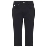 Pepe Jeans Damen. Skinny Crop Hw schwarz (26), Lässig, Bio-Baumwolle