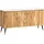 FineBuy Design Sideboard FineBuy 150 cm Massivholz Marmor Türen Schubladen Kommode