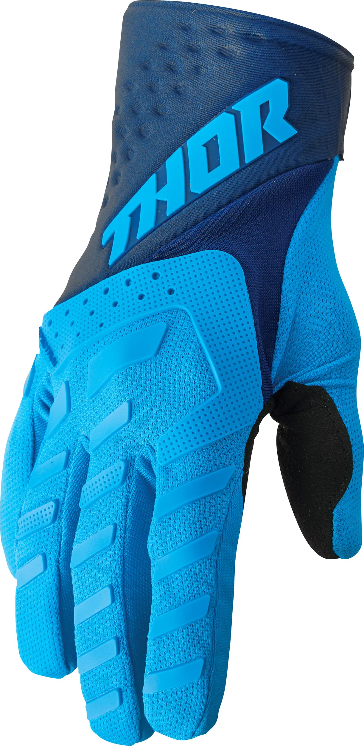 Thor Spectrum S23, gants - Bleu/Bleu Foncé - XS