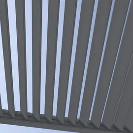pergoline Pavillon 3,6 x 7,2 m Grau