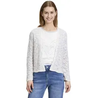 Cartoon Strick-Cardigan mit Struktur in Blau/Weiß | Gr.: 40
