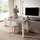 SKRAUT HOME Konsolentisch 140 x 90 x 73 cm Weiß/Zementgrau