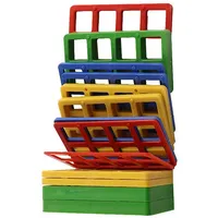 Relaxdays Abstandshalter Kunststoff 120er Set, 4 Größen, 1,5–10 mm,