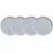 BUTLERS Frühstücksteller Ø22 cm grau 4er Set