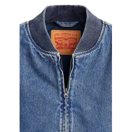 Levi's Jeansweste "SANSOME", Herren, Gr. XL, get involved t, Denim/Jeans, Obermaterial: 100% Baumwolle, unifarben, hüftbedeckend, Rundhals, Westen, mit Reißverschluss