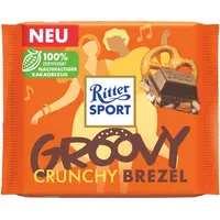 schokolade-tafel Groovy Crunchy Brezel Milchschokolade 100 g