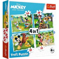 Trefl Puzzle Micky Maus 4-in-1