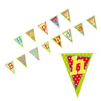 Papstar Wimpelkette Girlande 4 m bunt