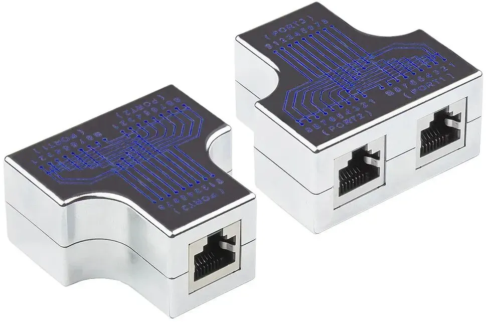 Alcasa GC-N0153 Netzwerksplitter Silber