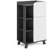 Vicco Midischrank Karen 50 x 90 cm Anthrazit/Weiß