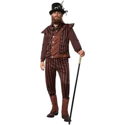tectake® Herrenkostüm Steampunk Gentleman