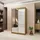 masseno Schwebetürenschrank VITALE 120 x 216 x 61 cm Braun
