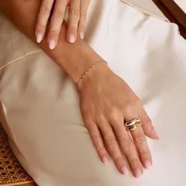 Thomas Sabo Armband »Paperclip-Armband«, silberfarben