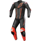 Alpinestars Fusion 1PC black red fluo Gr. 48 Lederkombi Einteiler Racing Sport