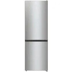GORENJE Kühl-/Gefrierkombination "NRC 61 CSXL4", C (A-G), silber, ohne Display, Rechtsanschlag, ohne Display, Kühlschränke