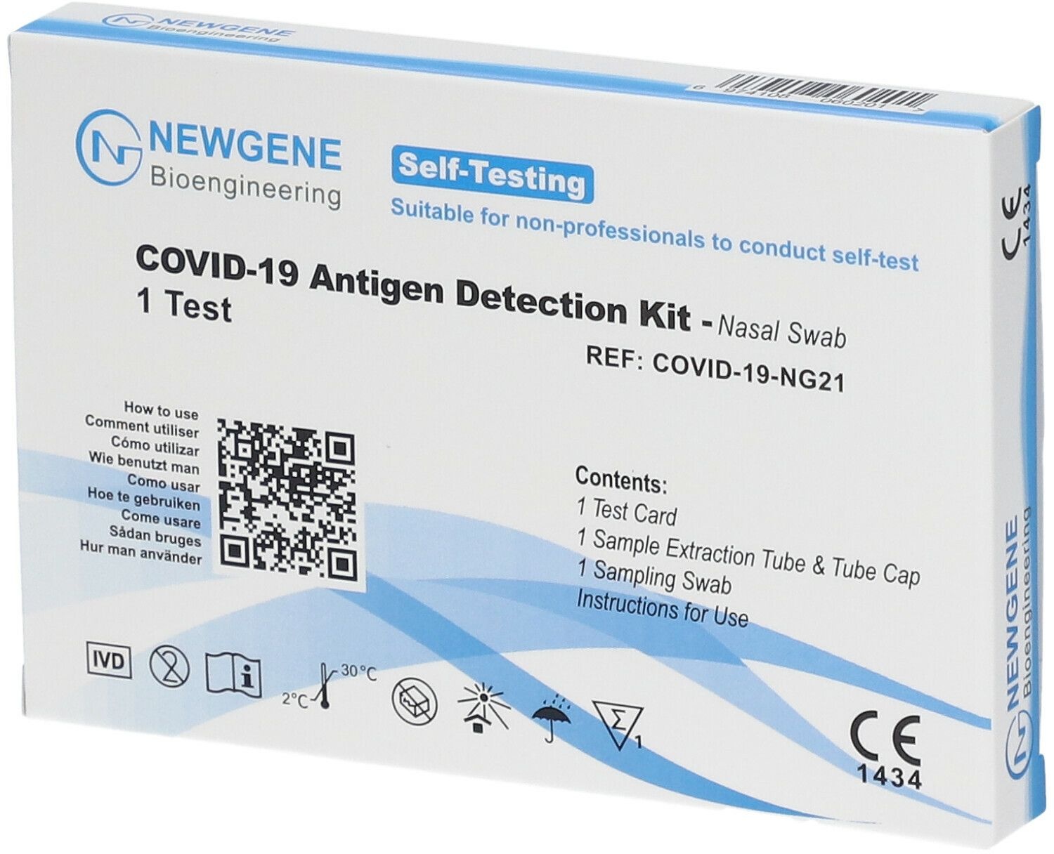NEWGENE Autotest antigénique COVID-19 1 pc(s) test(s)