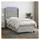 vidaXL Boxspringbett 100 x 200 cm Hellgrau