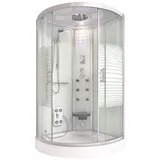 Home Deluxe White Pearl Komplettduschkabine 100 x 100 cm