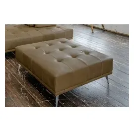 KAWOLA Hocker WIOLO Leder cognac