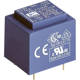 Block VB 1,0/1/15 Printtransformator 1 x 230V 1 x 15 V/AC 1 VA 66mA