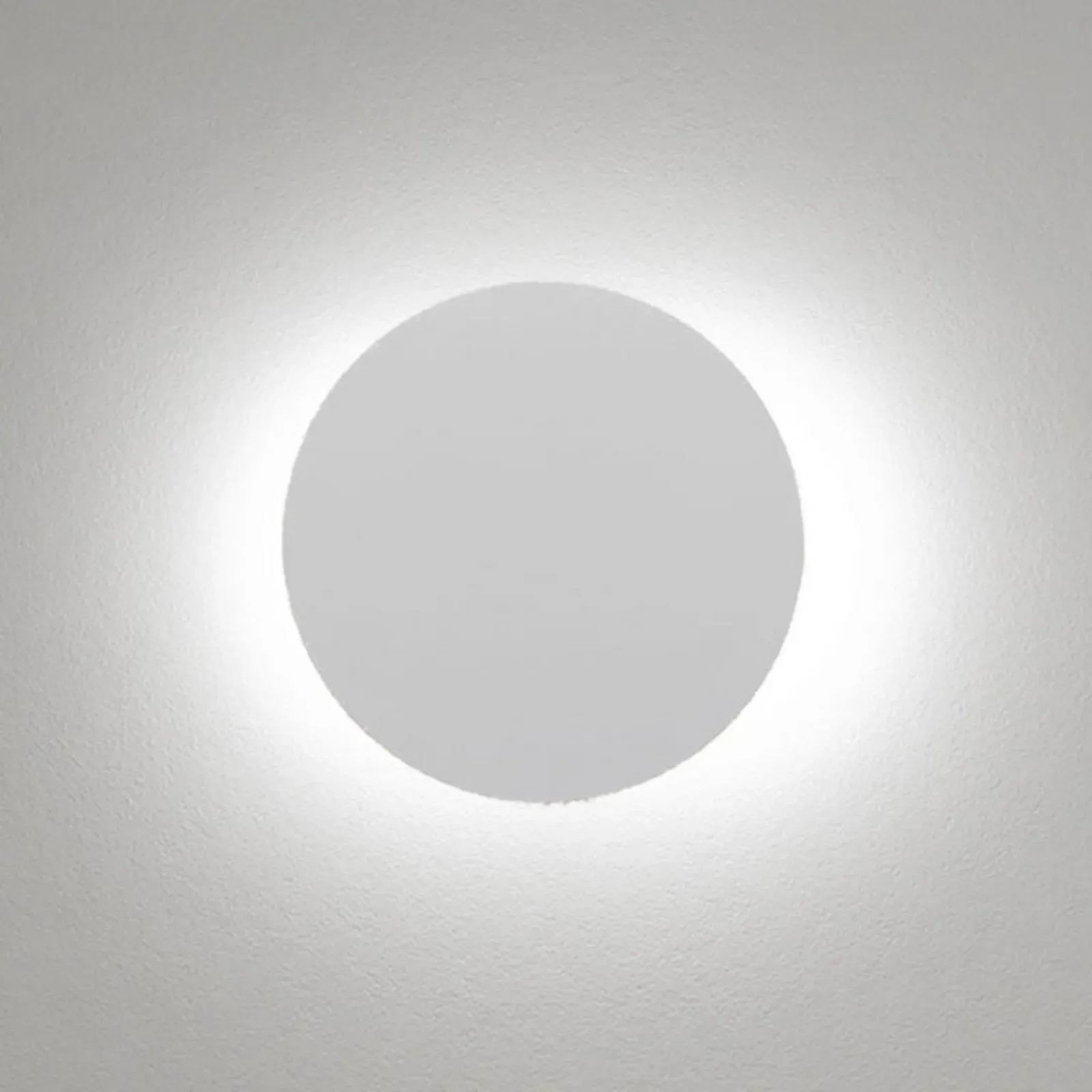 Wandleuchte Rotaliana, Collide, dimmbar, Weiß, für Wohnzimmer, Metall, Design