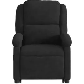 vidaXL Relaxsessel mit Aufstehhilfe Samt 56,1 x 82 x 75,7 cm Schwarz