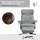 Homcom Relaxsessel mit Hocker, Fernsehsessel mit Liegefunktion, verstellbare Kopfstütze, Drehbar TV-Sessel bis 150 kg, für Wohnzimmer, Sessel, Relaxsessel