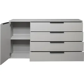 Mäusbacher Highboard Bonnie 168 x 87 x 45 cm Grau