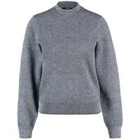 Taifun Rundhalspullover Pullover aus Struktur-Strick grau 42