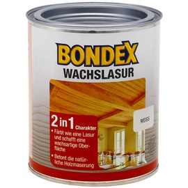 Bondex Wachslasur Weiß 0,75 l - 352675