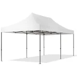 TOOLPORT Faltpavillon 3 x 6 m inkl. Seitenteile Weiß