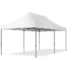 TOOLPORT Faltpavillon 3 x 6 m inkl. Seitenteile Weiß