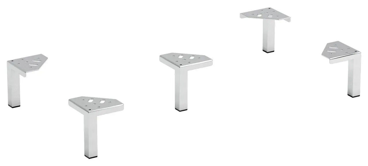 XORA Fuss-Set 5-tlg. - B/H/T ca. 11,50x13,00x11,50