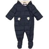 S.Oliver Schneeanzug mit abnehmbaren Füsschen und samtigem Fleecefutter navy 74