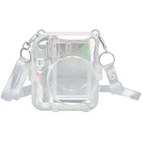 Transparente, Farbenfrohe Sofortbildkamera-Schutzhülle fürInstax 12 mit Verstellbarem Schultergurt