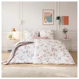 Estella Bettwäsche Thalia aubergine 1 Bettbezug 135 x 200 cm + 1 Kissenbezug 80 x 80 cm