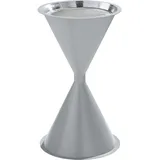 VAR Standascher, aus Kunststoff silber