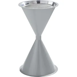 VAR Standascher, aus Kunststoff silber