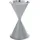VAR Standascher, aus Kunststoff silber