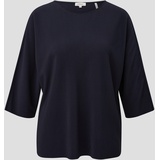 s.Oliver - Plissiertes Shirt aus Jersey, Damen, 5959 BLUE, 40