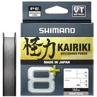 Shimano Kairiki 8+ 150m 0.10mm 7.3kg Grey – klassischer