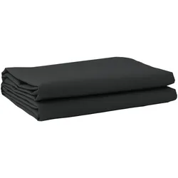vidaXL Ersatzstoff für Markisen Schwarz 10x1.6 m