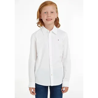 Tommy Hilfiger Kids Kids Solid Langarmhemd White 6 Jahre