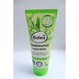 Balea Teebaumöl Fusscreme mit rotem Weinlaub-Extrakt + Vitaminen, 100 ml Tube