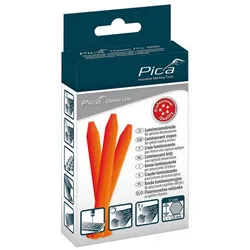 Pica Lumineszenzkreide Markierung Sechskant Classic120mm orange 12Stk 592/054