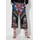 MIAMODA Culotte weit und gerade Blumenmuster Schwarz 50
