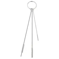 VIKAN Reinigungsset mit 3 Bürsten, 53625 / 3-teilig, Besatzfarbe: weiß,